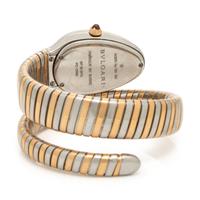 Bulgari, Ref. SP35SPG, Steel and 18K Rose Gold 'Serpenti Tubogas' Watch