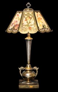 Reverse Painted Table Lamp