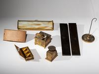 Seven Pine Needle and Grape Vine Desk Accessories