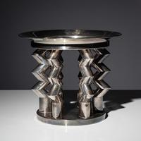 Murmansk silver-plate centerpiece Memphis, Italy, 1982