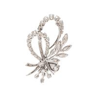 PLATINUM AND DIAMOND SPRAY BROOCH