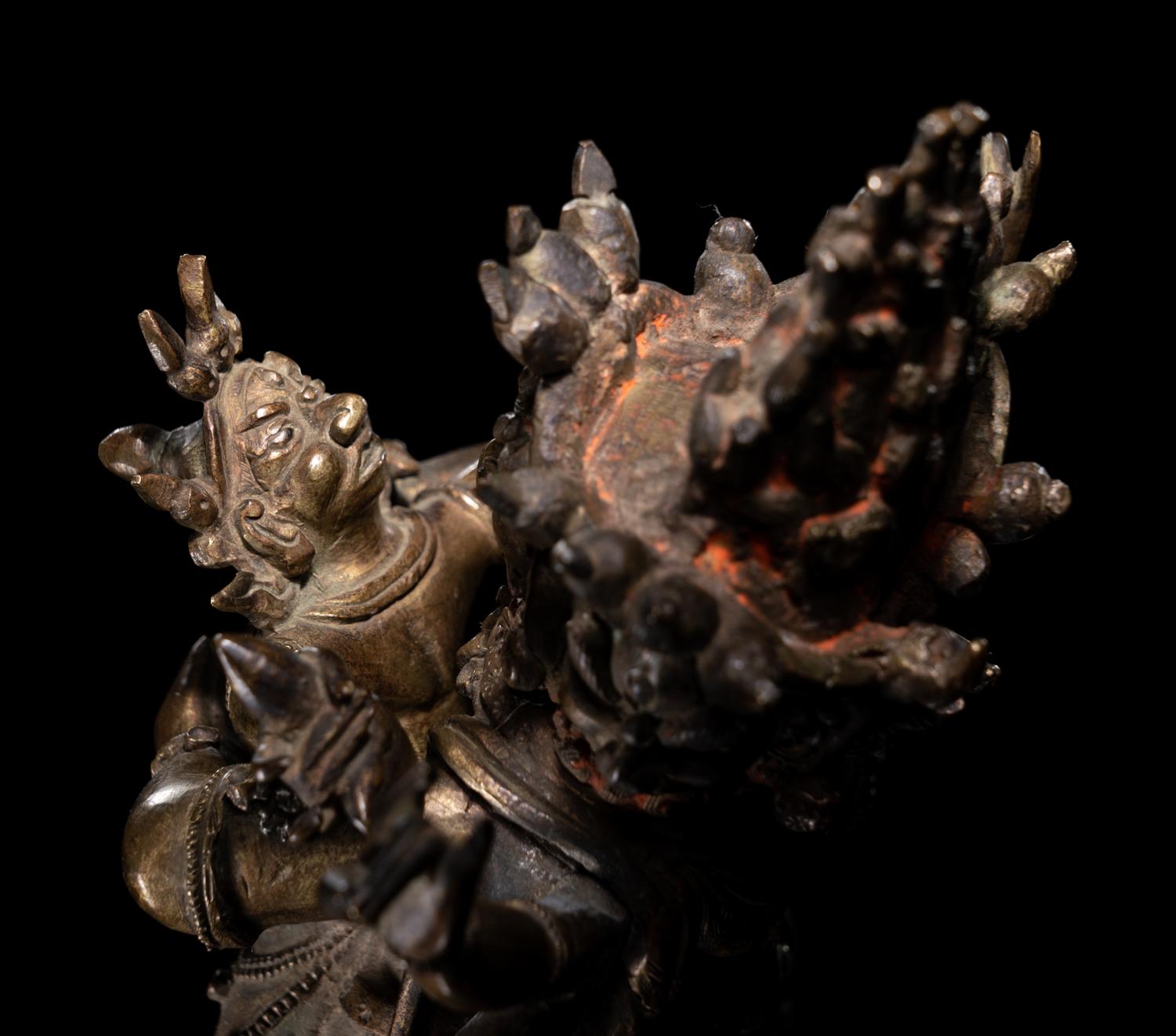 A Sino-Tibetan Gilt Bronze Figure of a Bodhisattva