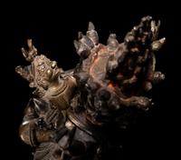 A Sino-Tibetan Gilt Bronze Figure of a Bodhisattva