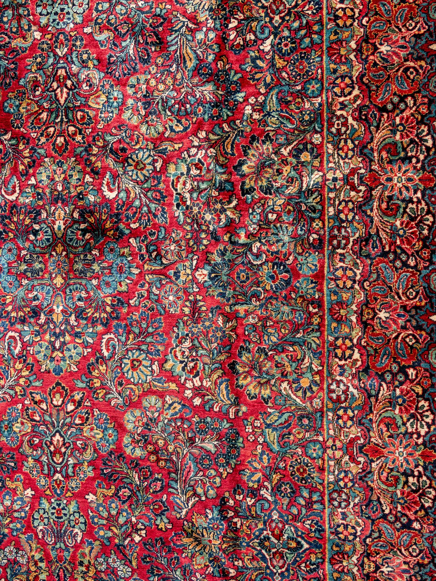 A Sarouk Wool Rug