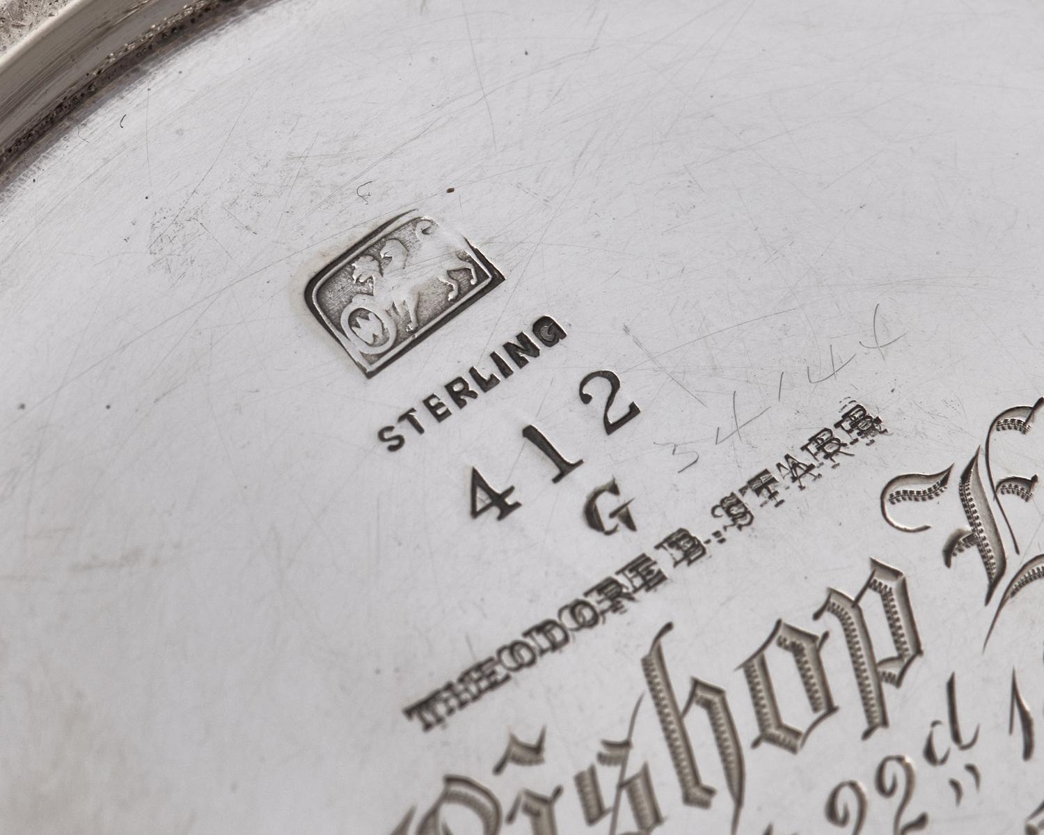 A Five-Piece Sterling Silver Coffee Service in the Persian Taste