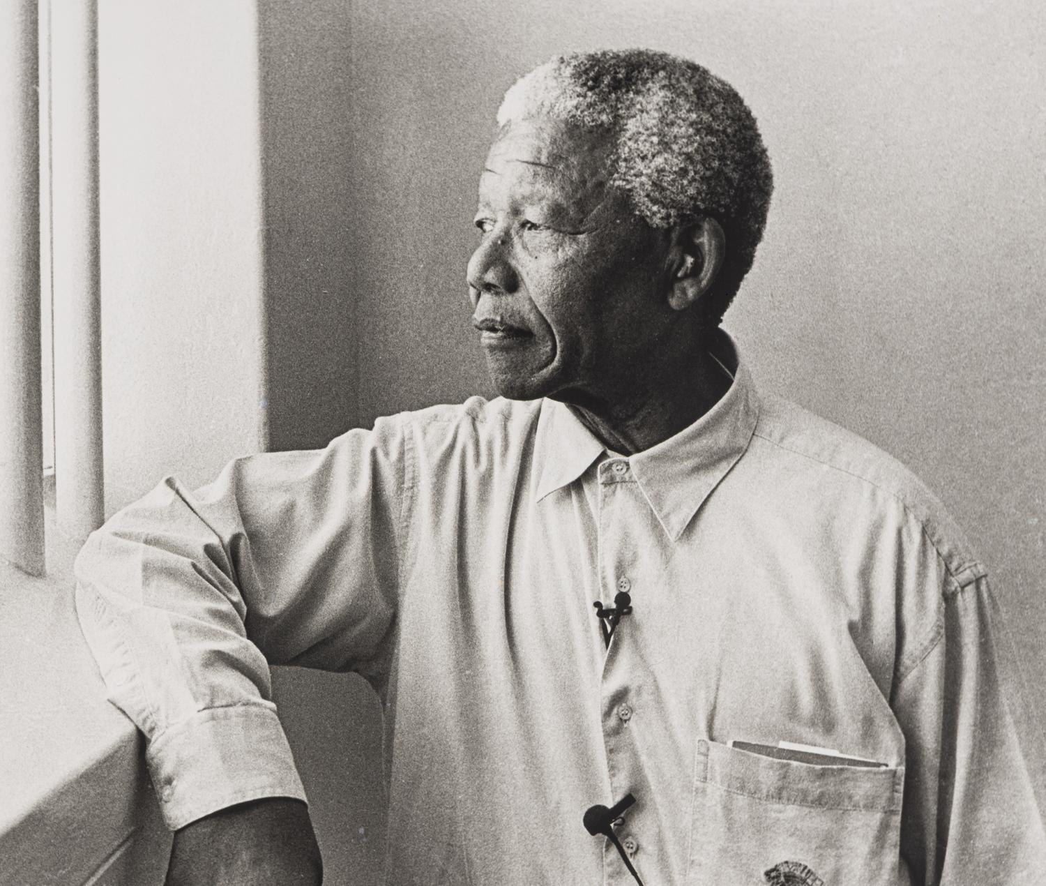 Jürgen Schadeberg (1931-2020) Nelson Mandela in his cell on Robben Island (revisit), 1994