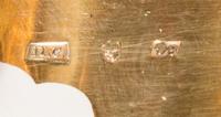 A Russian Niello Silver Box, Maker's mark Cyrillic P.S, assay obscured, Moscow, 19th Century, the case worked with engraved floral and