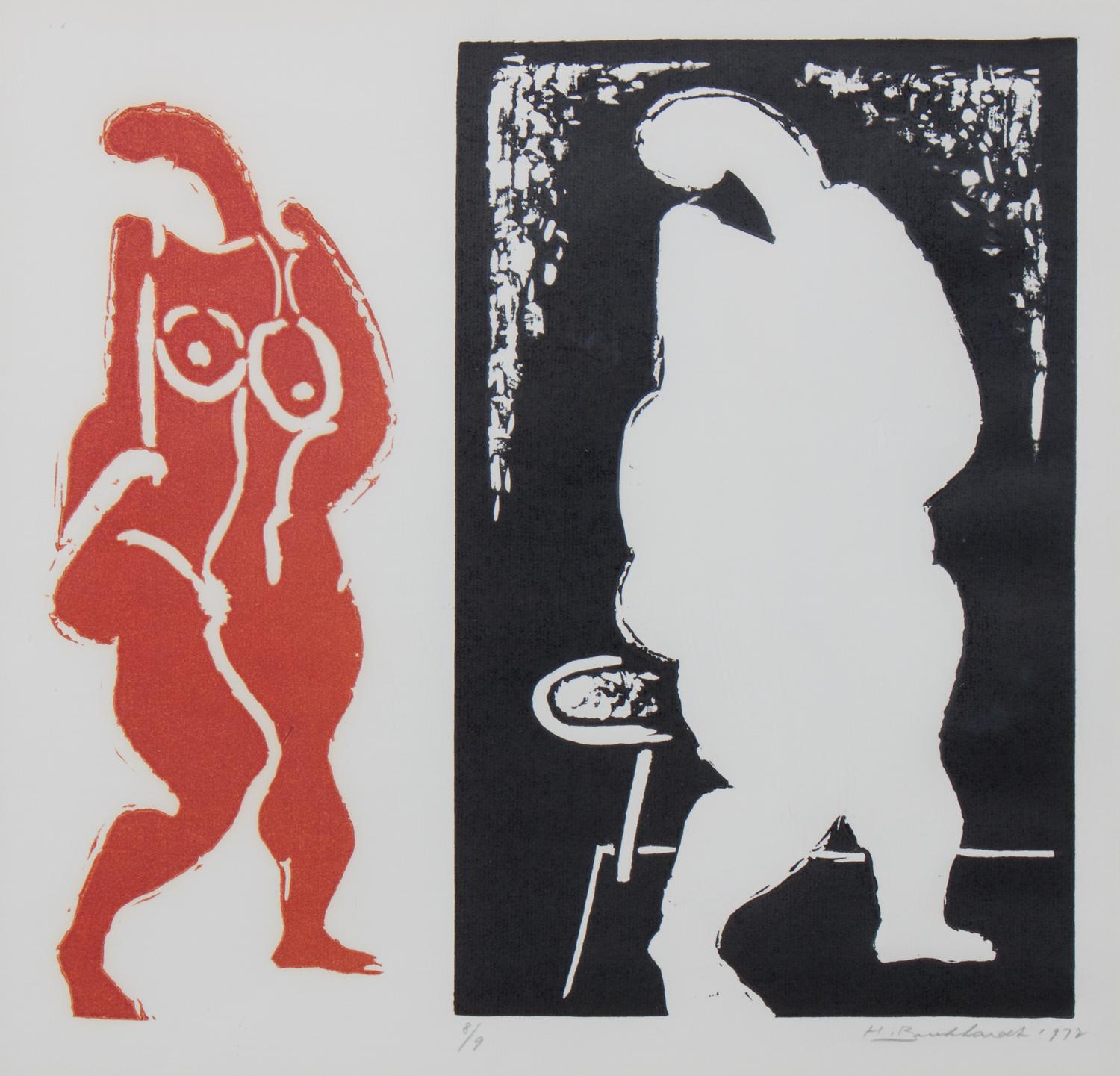 Hans Gustav Burkhardt, (American, 1904-1994), Untitled, 1972