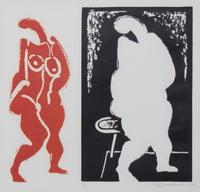 Hans Gustav Burkhardt, (American, 1904-1994), Untitled, 1972