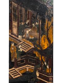 A Chinese Lacquer Console Table