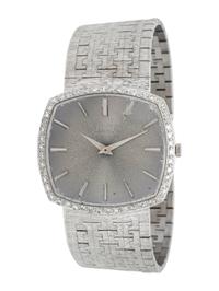PIAGET, REF. 12403 A6 18K WHITE GOLD AND DIAMOND WATCH