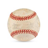 A 1940 St. Louis Browns Team Signed Autograph Baseball