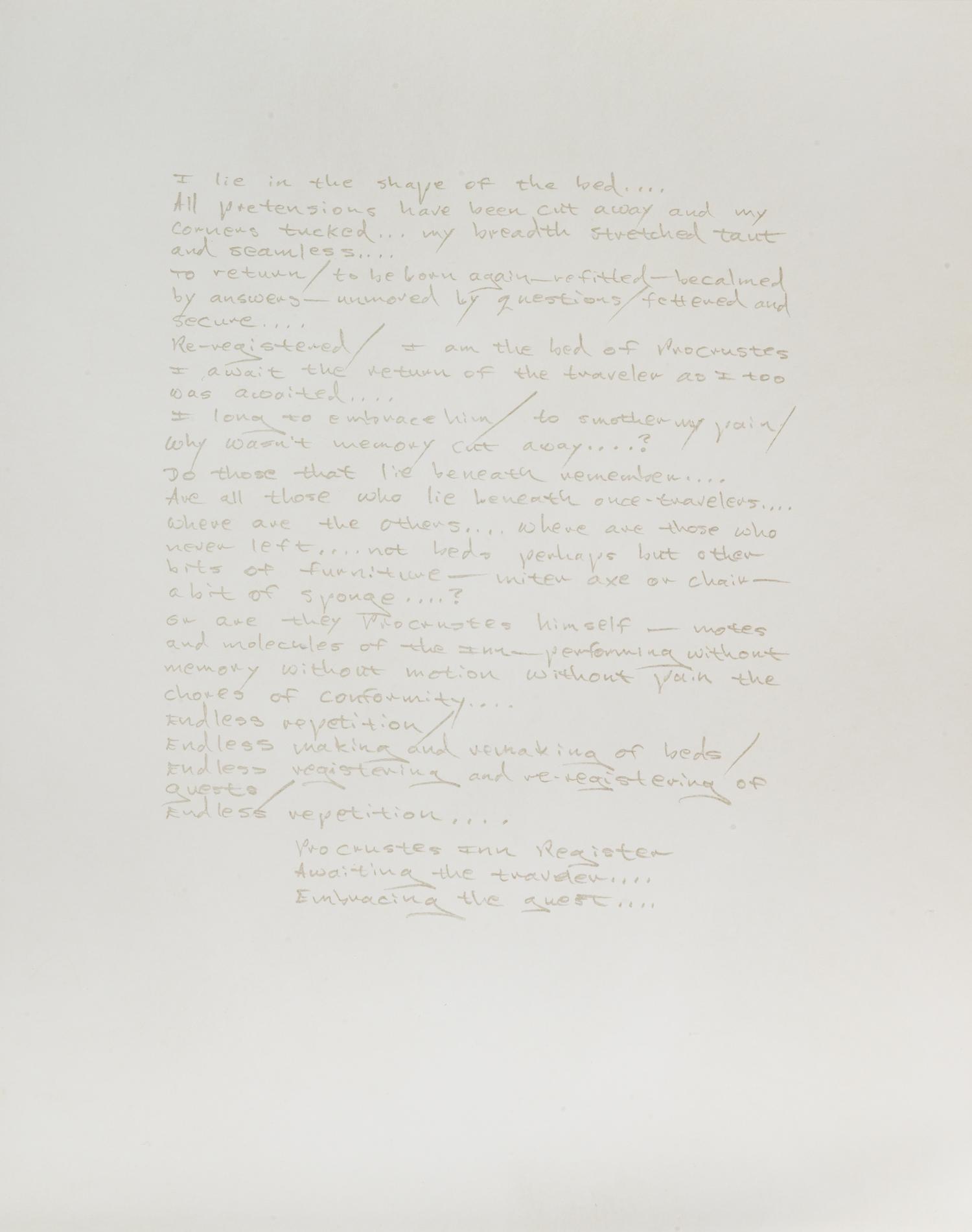Procrustes Inn Register (complete portfolio of seven prints in original linen covered case)