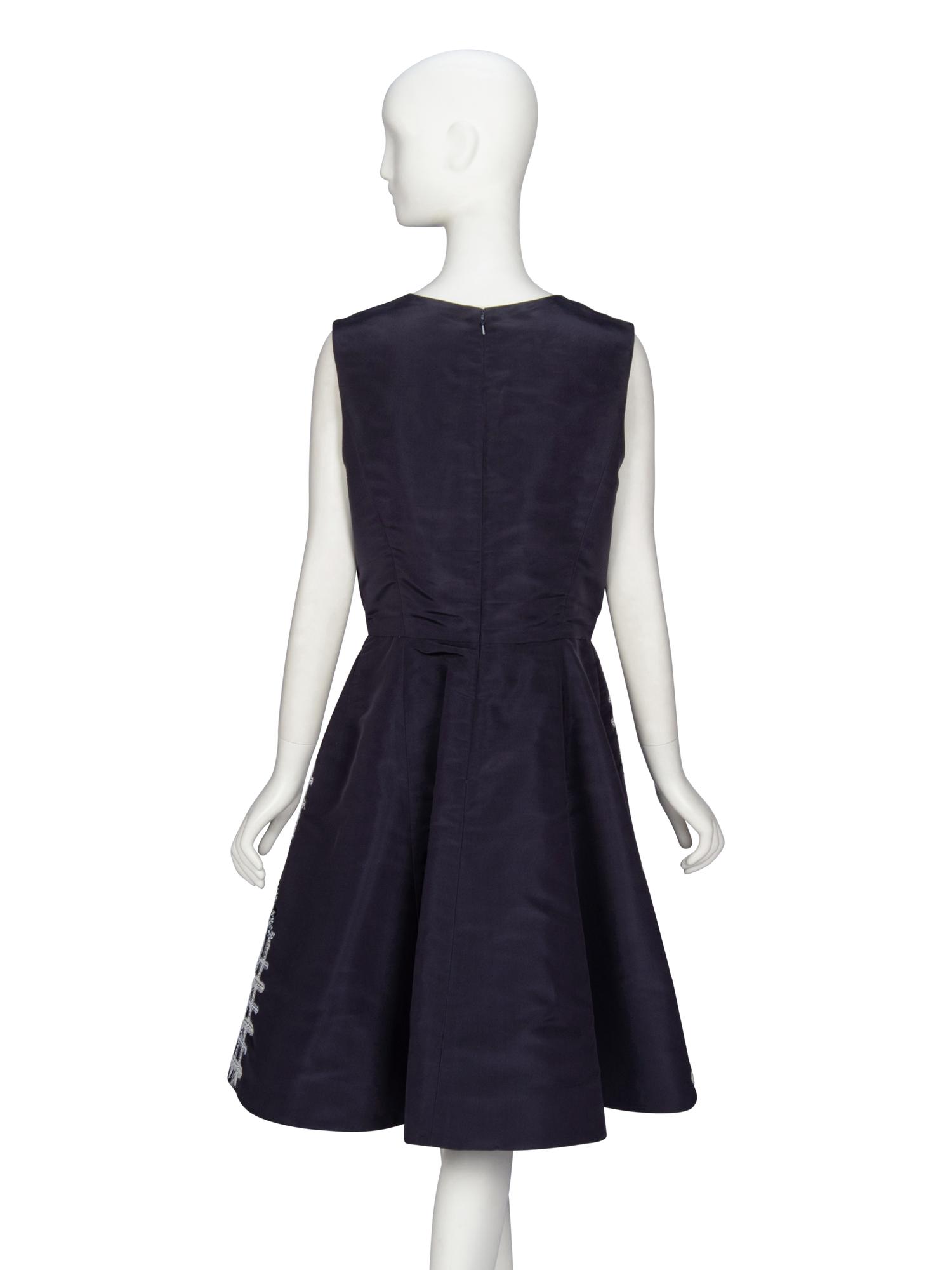 Oscar de la Renta, Lace-Embellished Cocktail Dress