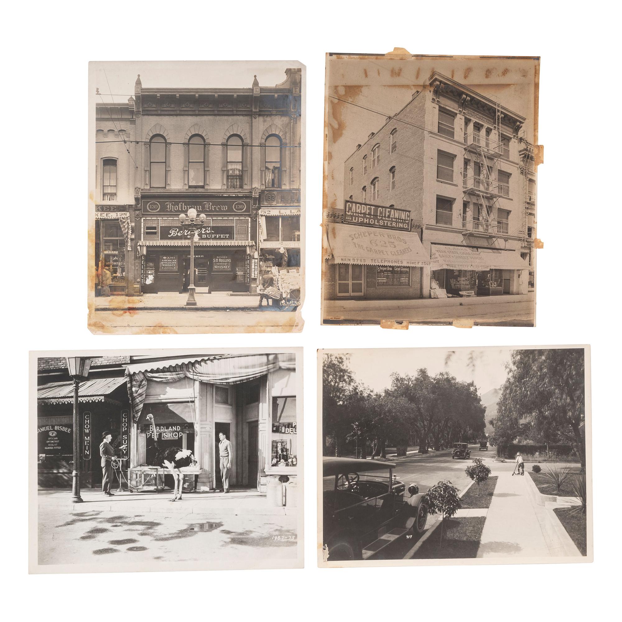 [CALIFORNIA]. A group of photographs and prints of Southern California, including Los Angeles, San Diego, Etiwanda, Long Beach and vicinity, including: