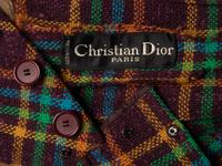 Christian Dior, Haute Couture Plaid Tweed Dress