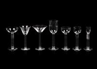 Collection of Eighteen Embassy Glasses with two associated glasses Libbey Glass Co., Toledo, OH