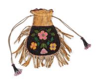 Shoshone Beaded Hide Bag