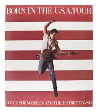 [MUSIC] -- [POSTERS]. A group of concert posters promoting Bruce Springsteen and the E Street Band and Steve Winwood.