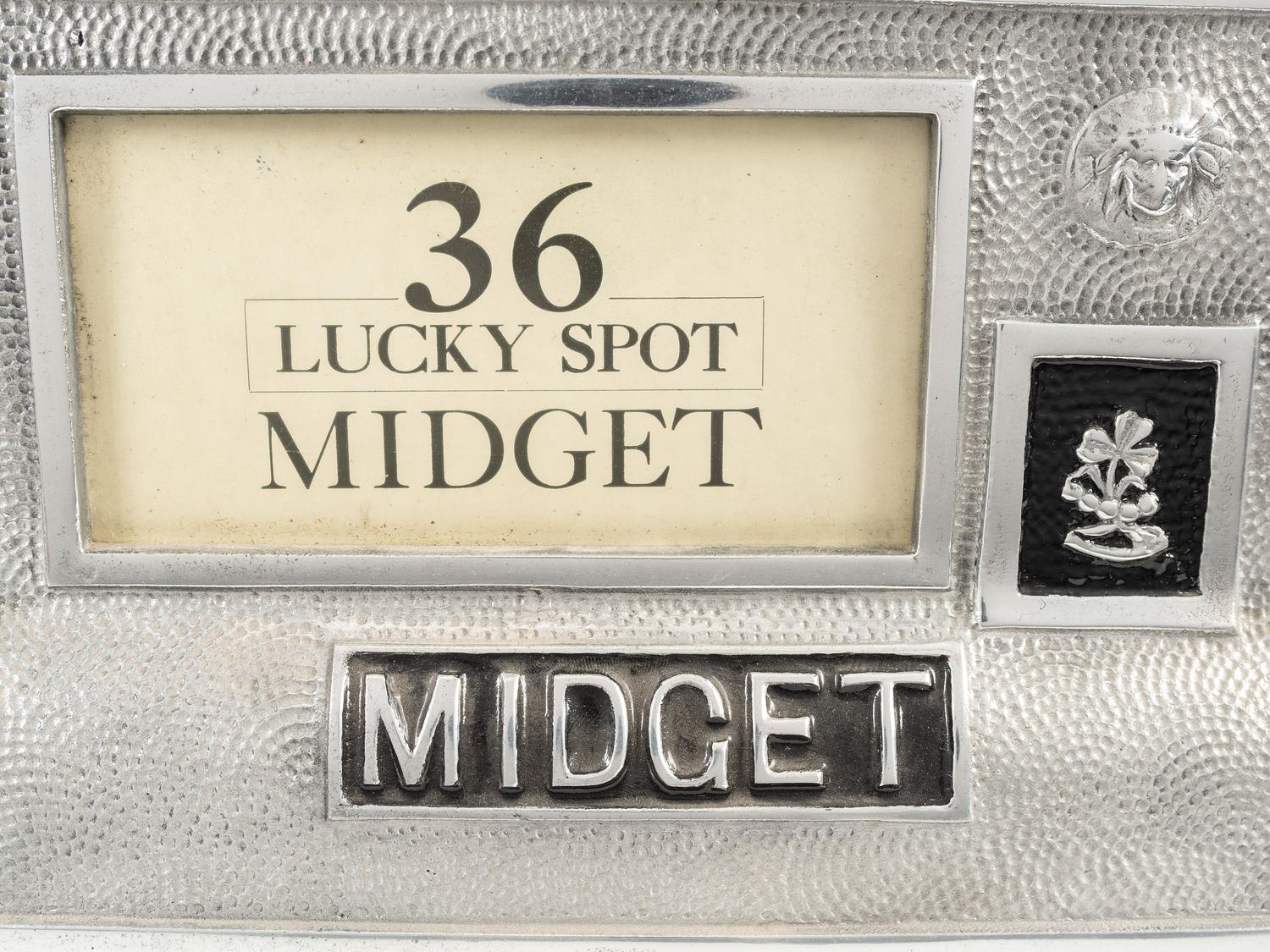 A Charles Fey 5 Cent 36 Lucky Spot Midget Dice Machine