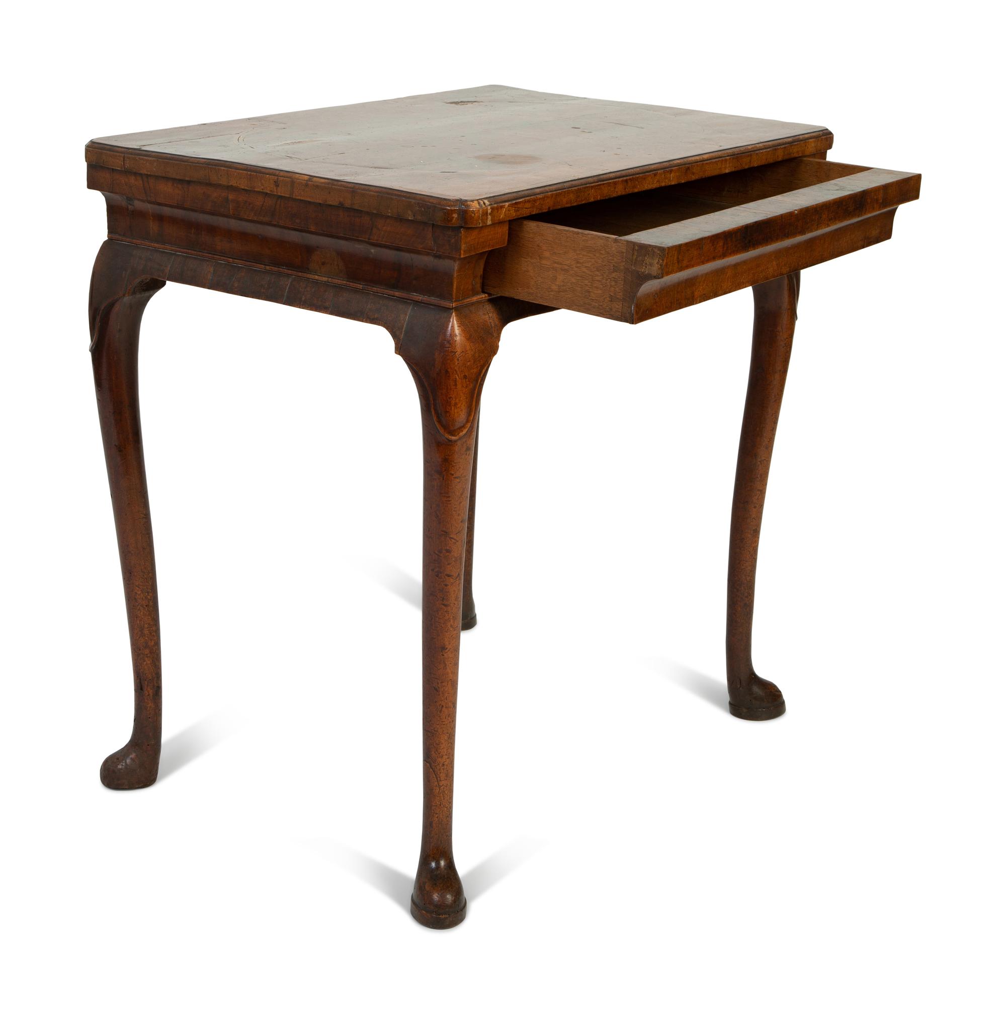 A George I Walnut Side Table — FIRST QUARTER 18TH CENTURY
