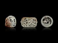 Three Chinese Jade Pendants