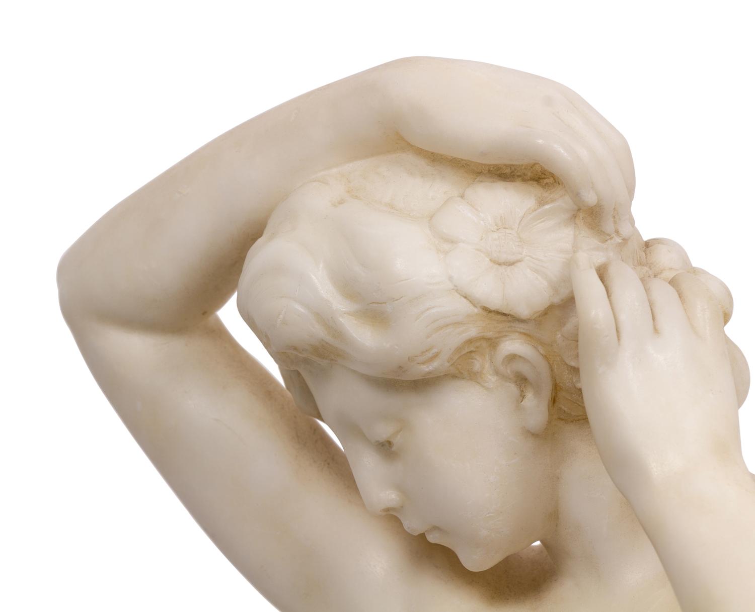 An Alabaster Sculpture of Venus