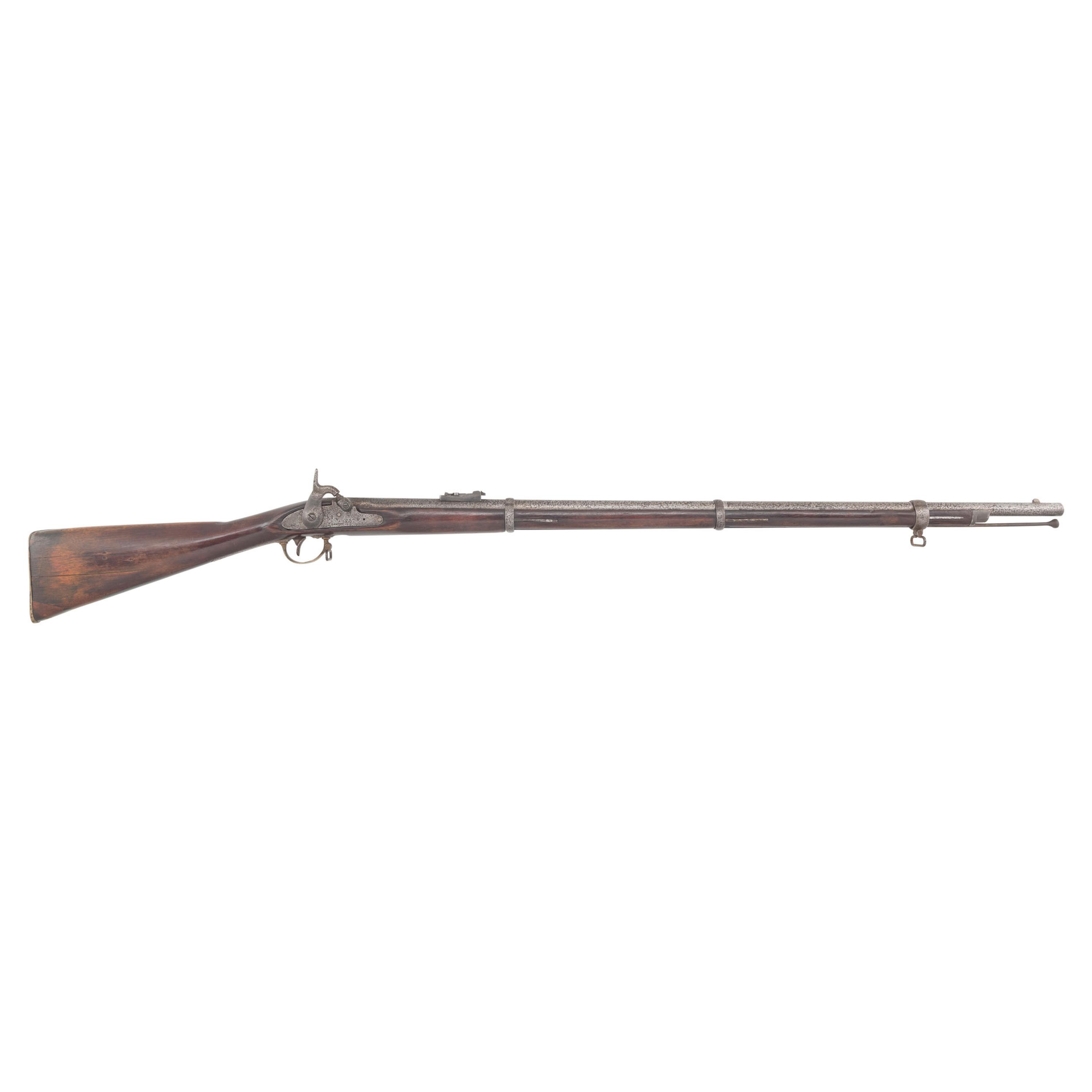 Composite Whitney Enfield Variant Rifle Musket With Confederate Blockade Numbered Enfield Buttplate