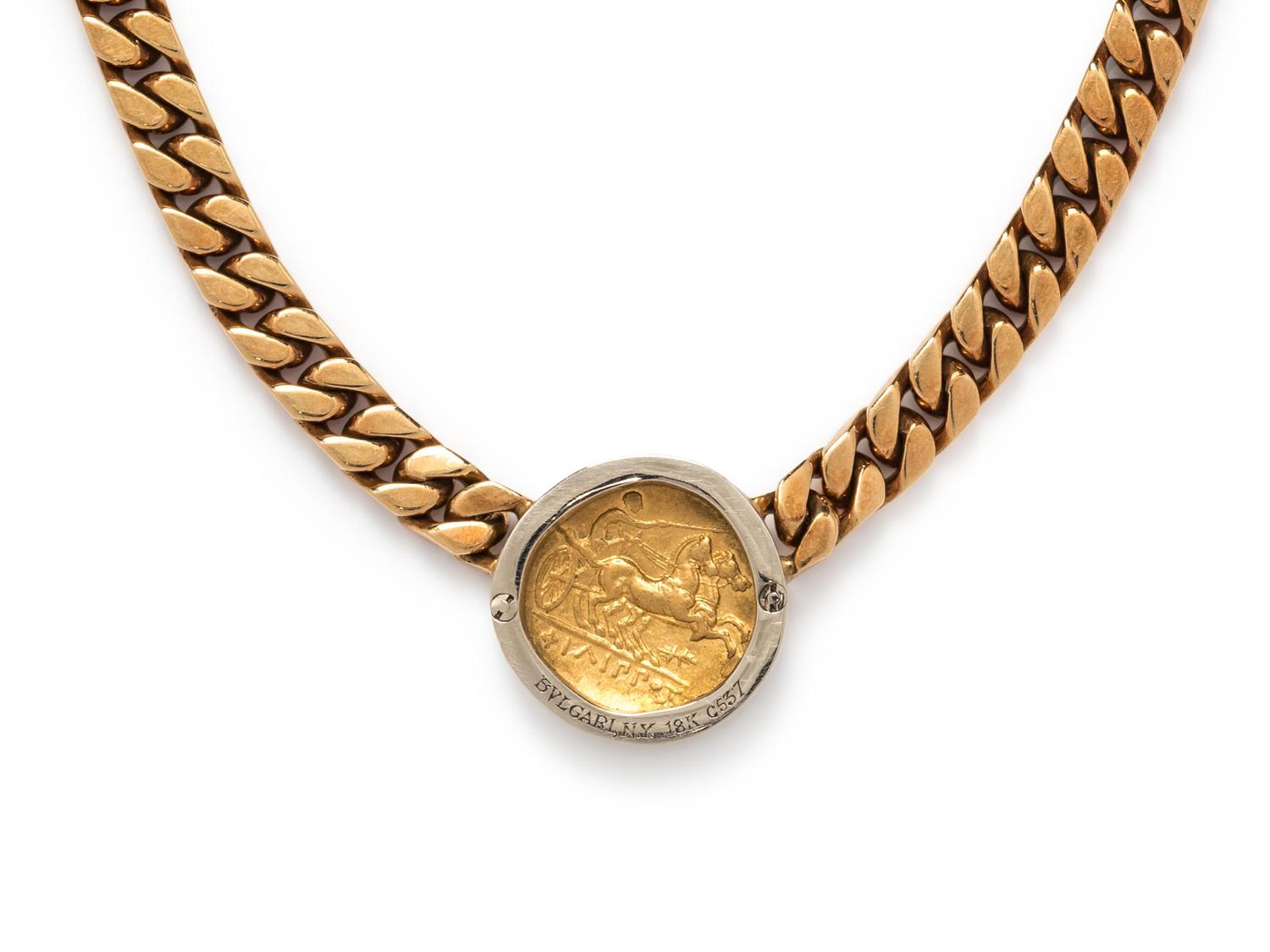 Bvlgari, Gold Coin Necklace