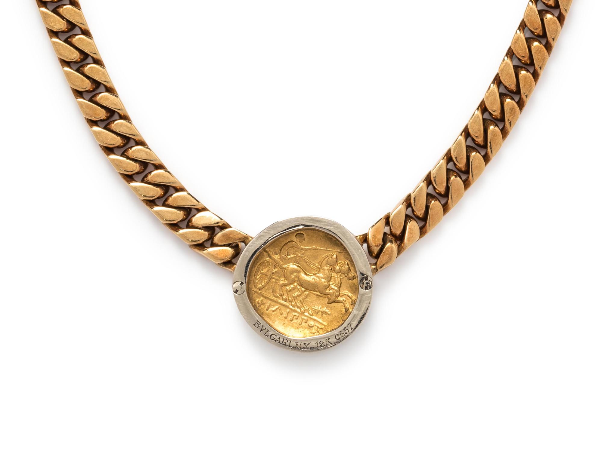 Bvlgari, Gold Coin Necklace