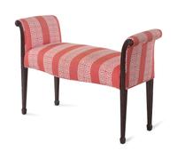 A Georgian Style Mahogany Window Bench