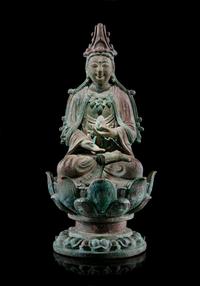 A Bronze Figure of Guanyin