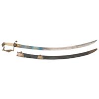 Windmann Style Eagle Head Officers Sword with Silvered Rococo Style Guard