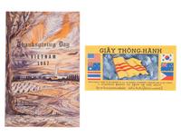 [VIETNAM WAR]. A group of 6 items, incl. anti-war posters and ephemera, comprising: