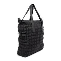 Chanel, Travel Ligne Tote in Black Nylon Jacquard