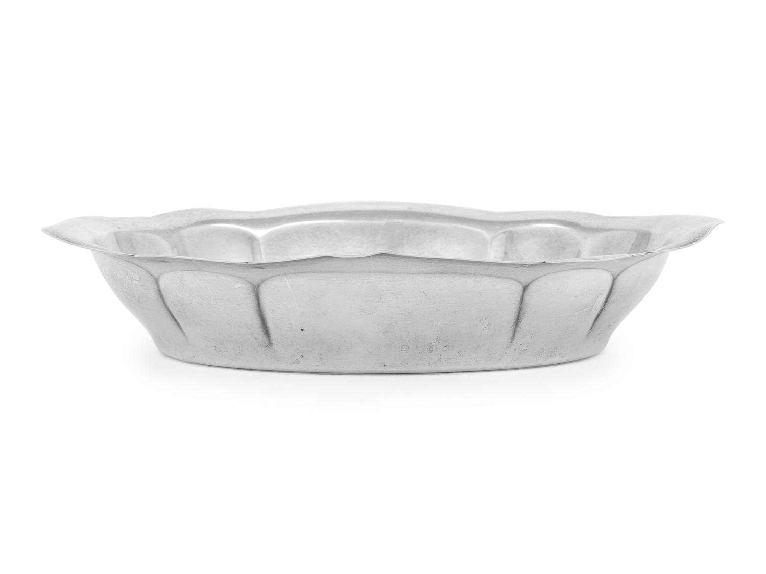 An American Silver Dish