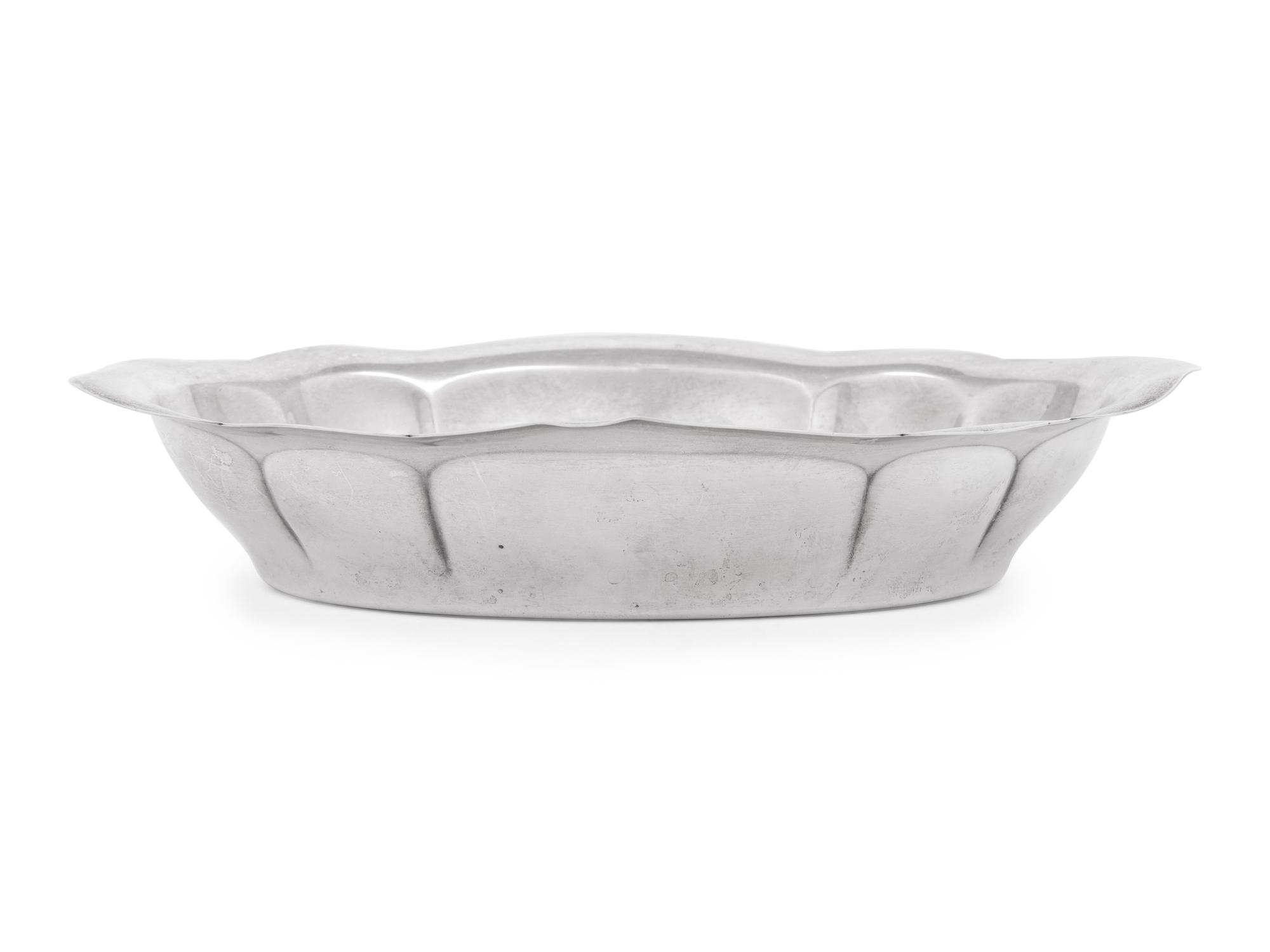 An American Silver Dish