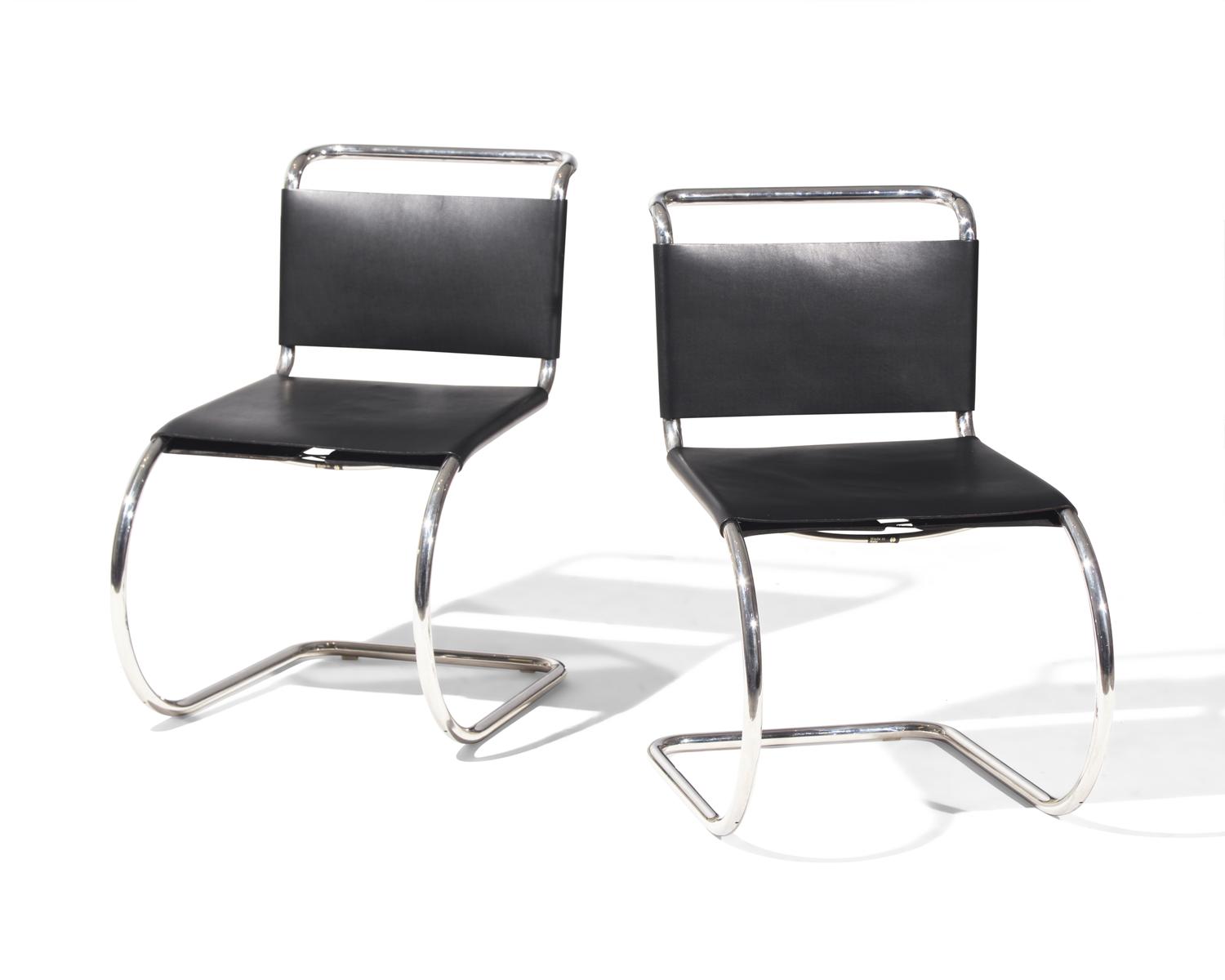 Pair of MR 10 Cantilever Chairs Knoll
