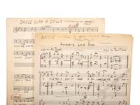 [WORLD WAR II] -- [MILLER, Glenn (1904-1944)]. World War II-era archive of manuscript scores and ephemera related to the Glenn Miller Army Air Force Band and associated musicians and orchestras.