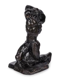 Male Figure with a Boulder