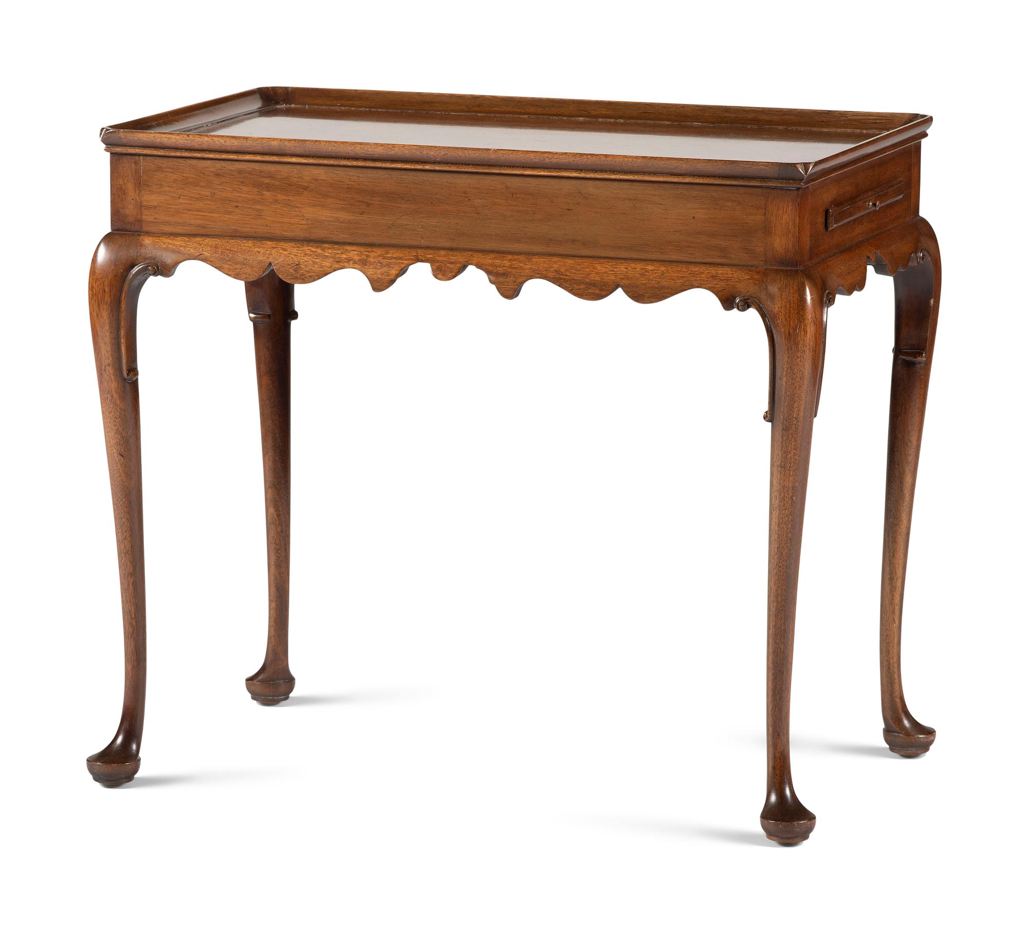 A Kittinger Colonial Williamsburg Mahogany Tea Table