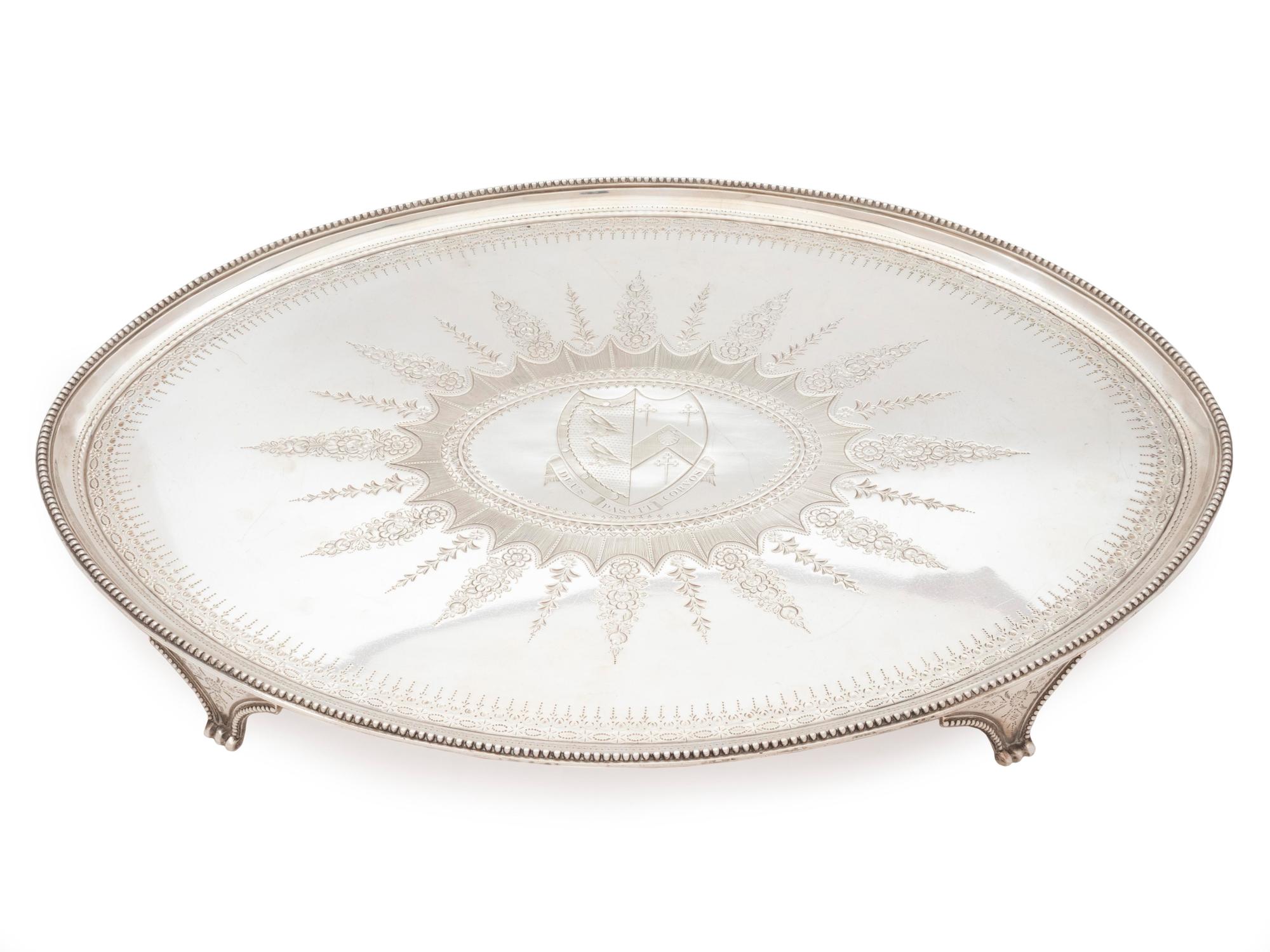 A George III Silver Salver — John Crouch I & Thomas Hannam, London, 1786