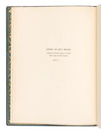 [BINDINGS]. -- [SOCIÉTÉ DES BEAUX ARTS]. BOURGET, Paul (1852-1935). Pastels . -- DE MUSSET, Paul de (1804-1880). The Last Abbé. -- FLAUBERT, Gustave (1821-1880). A Simple Heart . -- Hérodias . -- GAUTIER, Théophile (1811-1872). King Candaules . -- Jean and Jeannette . -- A Night of Cleopatra . -- LONGUS. Daphnis and Chloe . -- SHAKESPEARE, William (1564-1616). Romeo and Juliet . J. Wagrez and Louis Titz, illustrators. -- Antony and Cleopatra . Paris: Société des Beaux Arts, n.d.