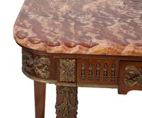 A Louis XVI Style Marble Top and Gilt Bronze Mounted Console Table — EARLY 20TH CENTURY