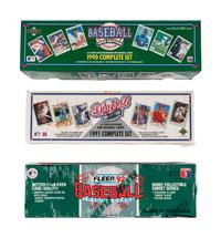 A Group of 13 Assorted 1980s-1990s Factory Baseball Card Sets