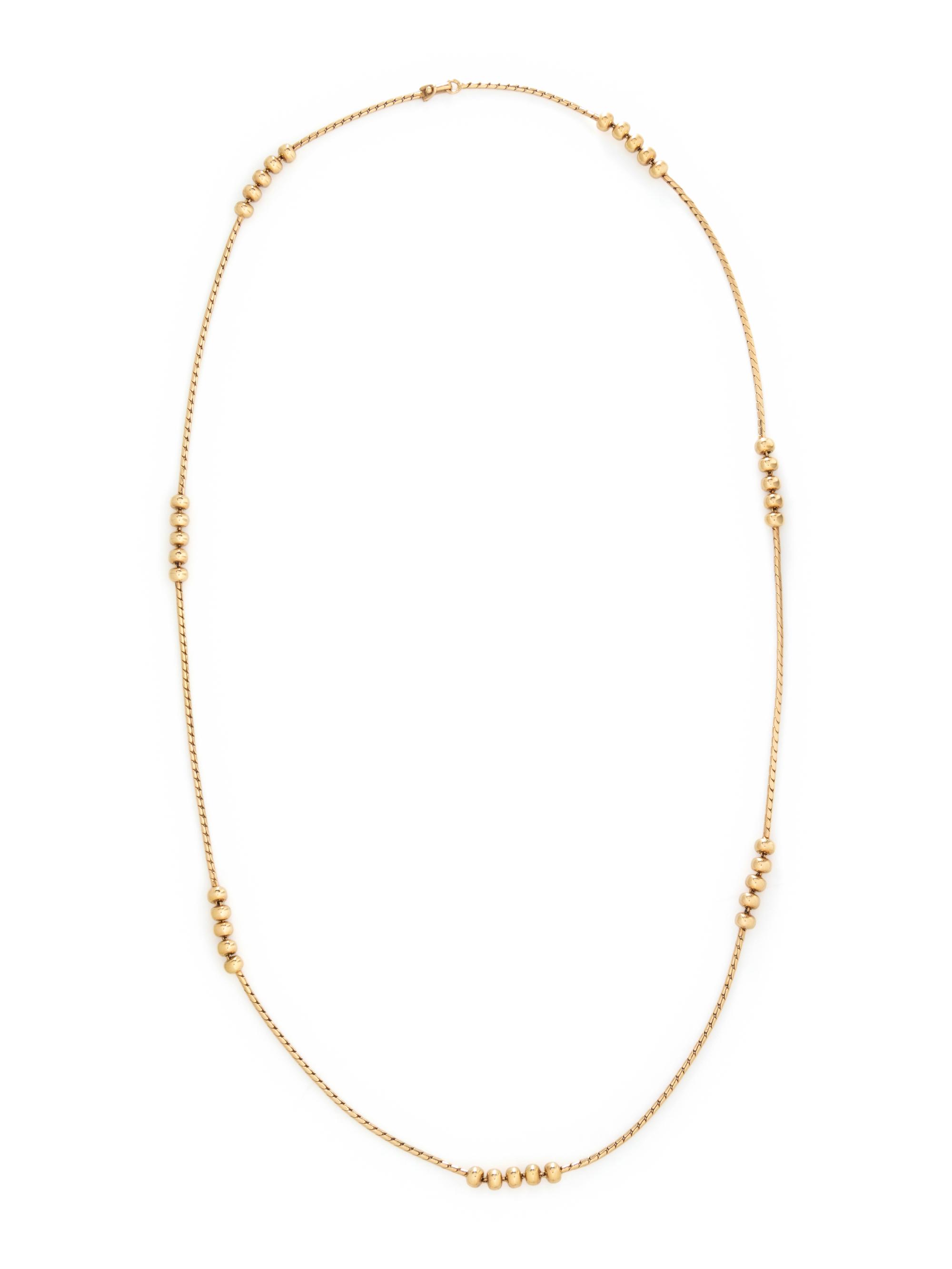 VAN CLEEF & ARPELS, YELLOW GOLD NECKLACE