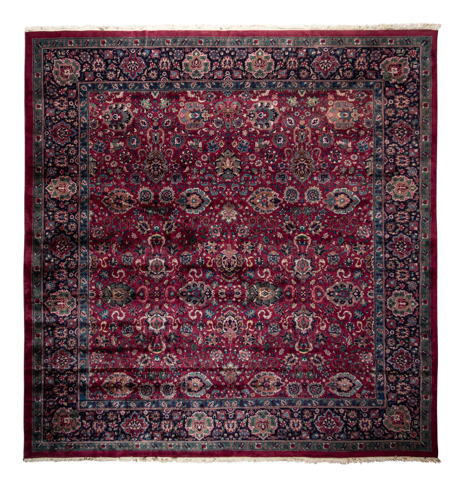 A Kashan Wool Rug