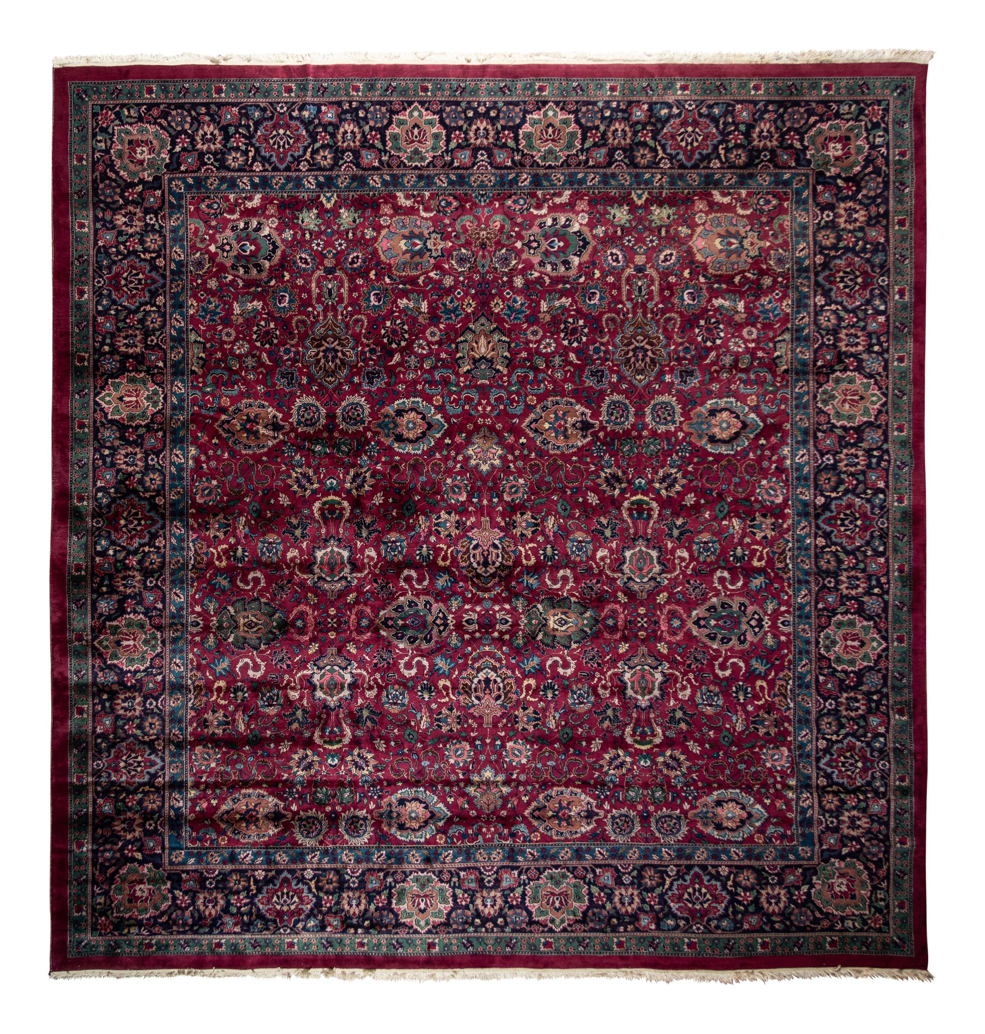 A Kashan Wool Rug