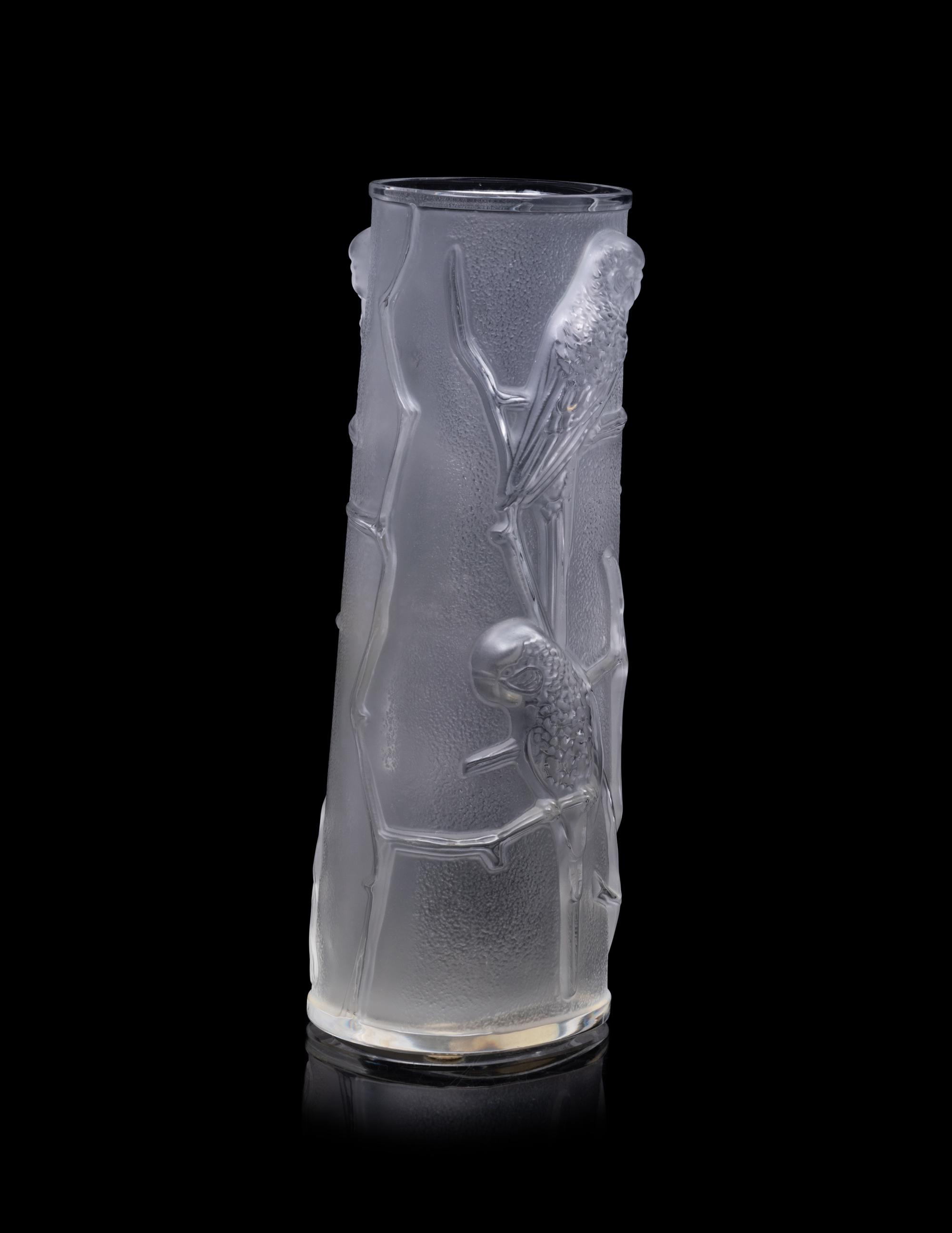 A Lalique Lune Vase