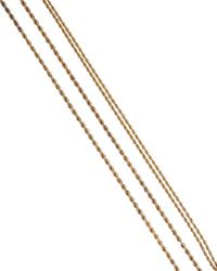COLLECTION OF YELLOW GOLD NECKLACES